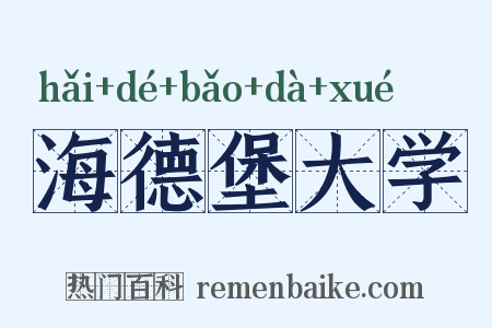 海德堡大学是什么意思的图片